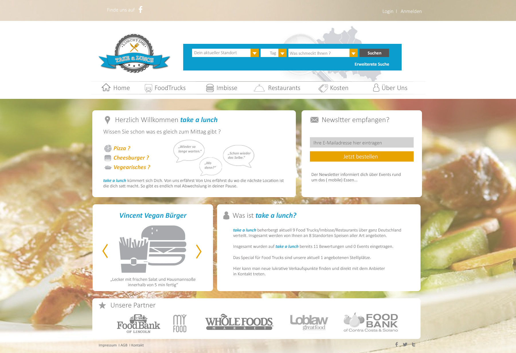 Webdesign fürs Mittagessen