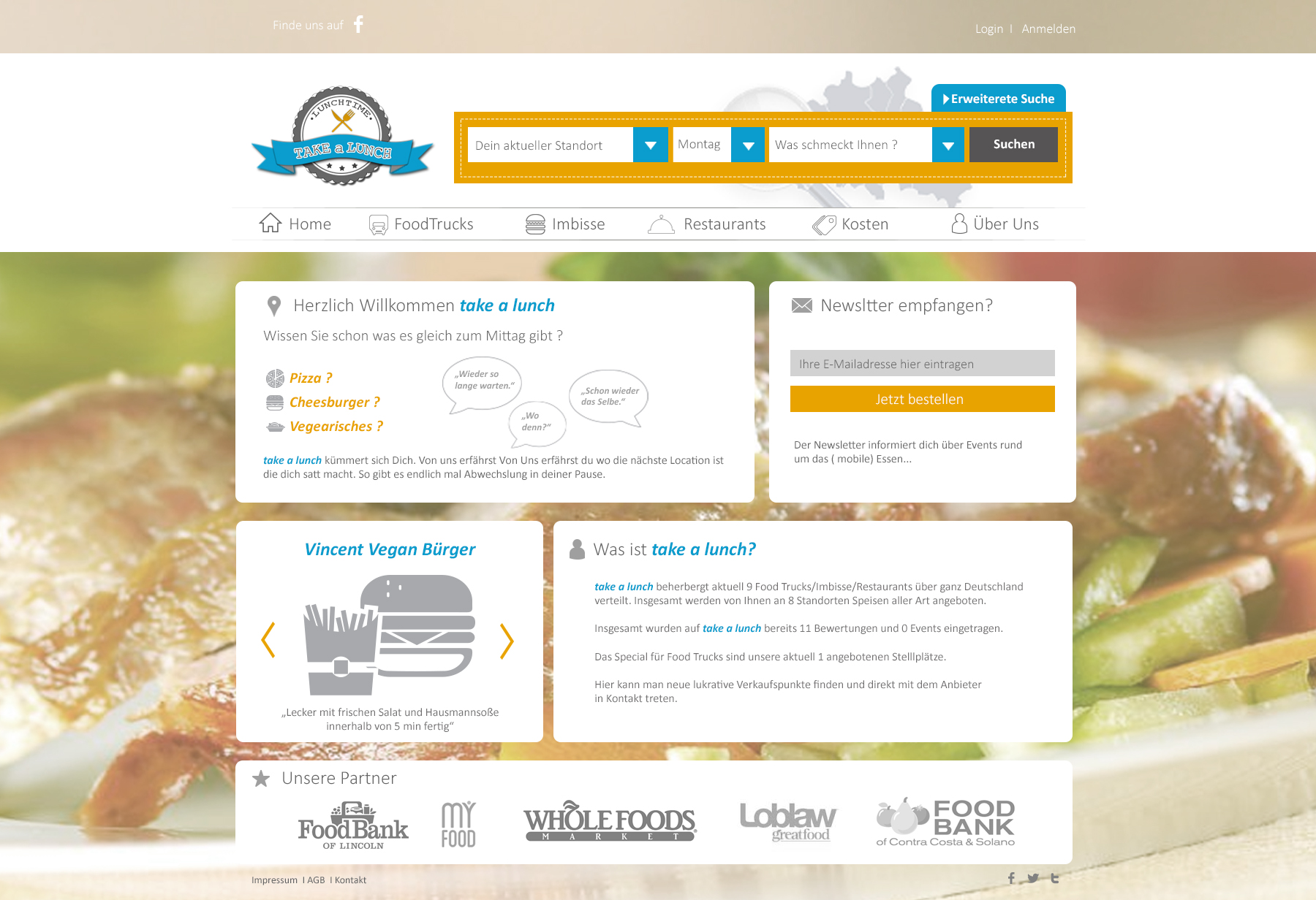 Webdesign fürs Mittagessen