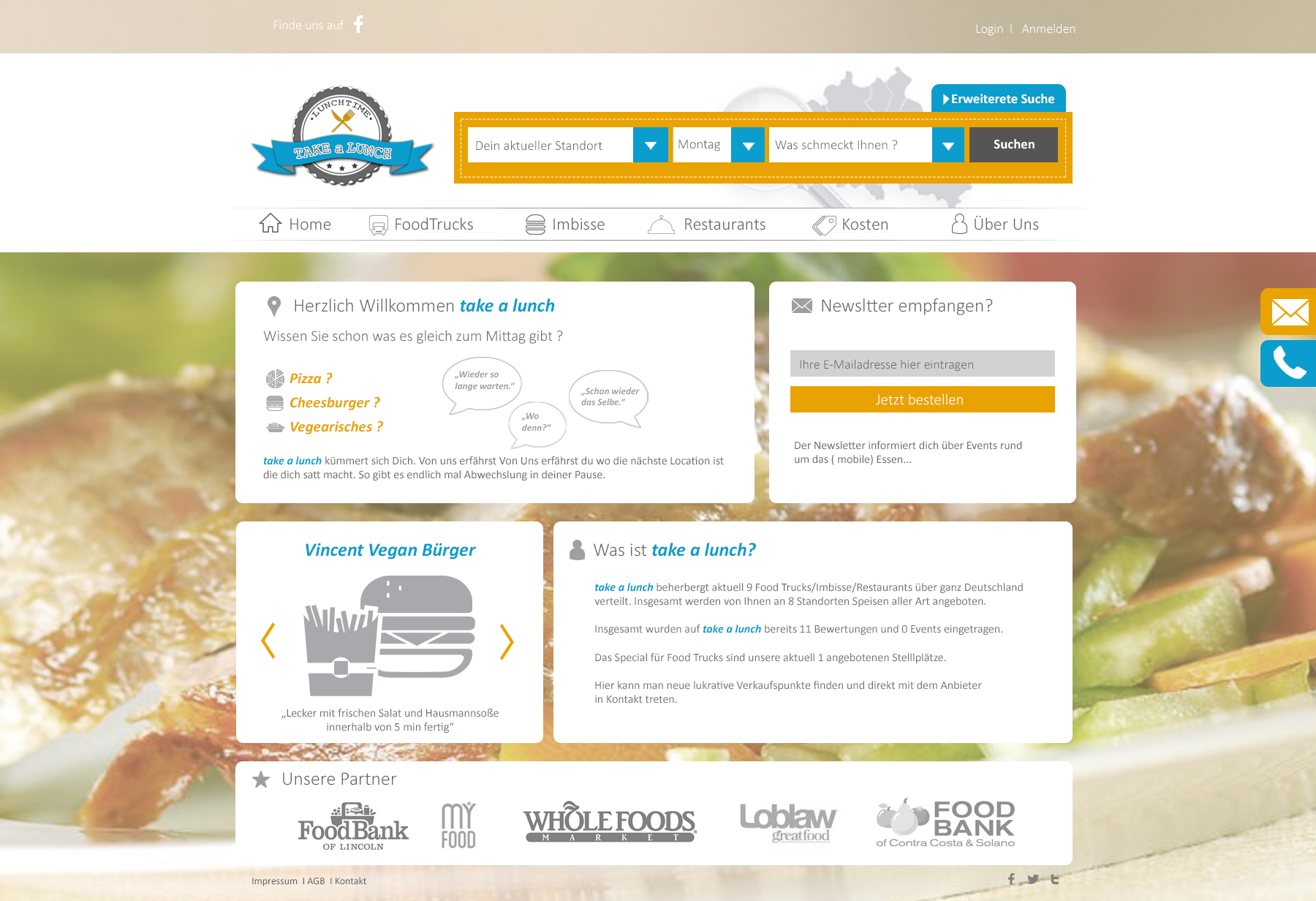 Webdesign fürs Mittagessen