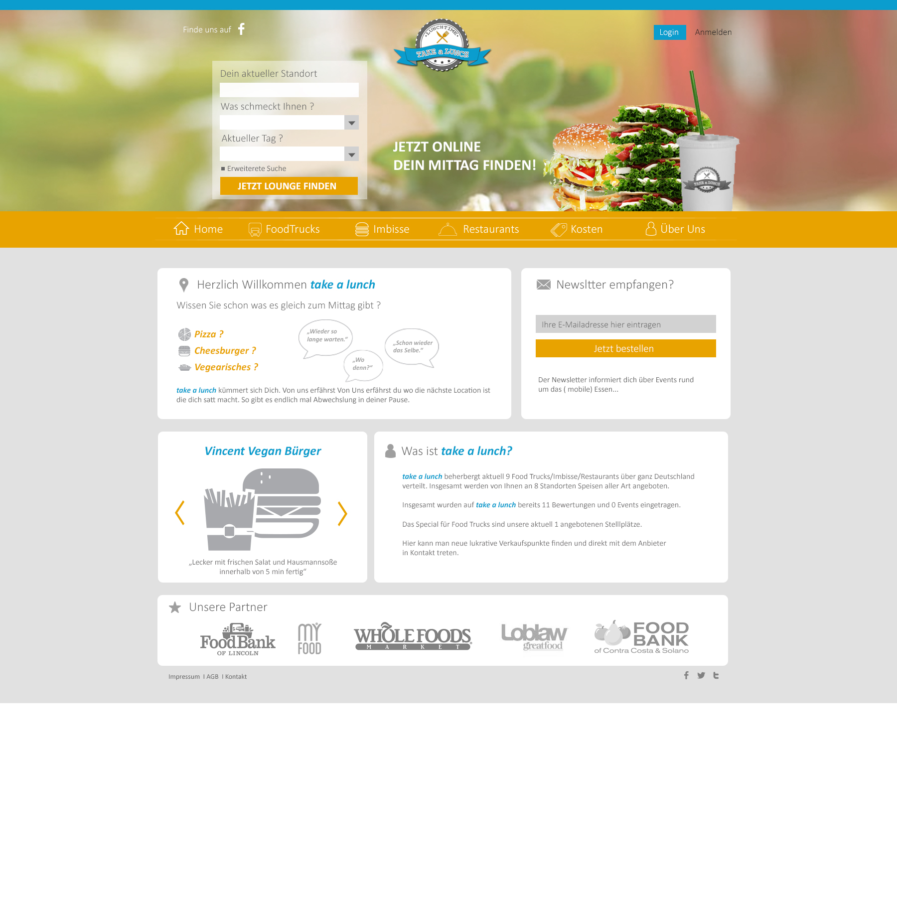 Webdesign fürs Mittagessen