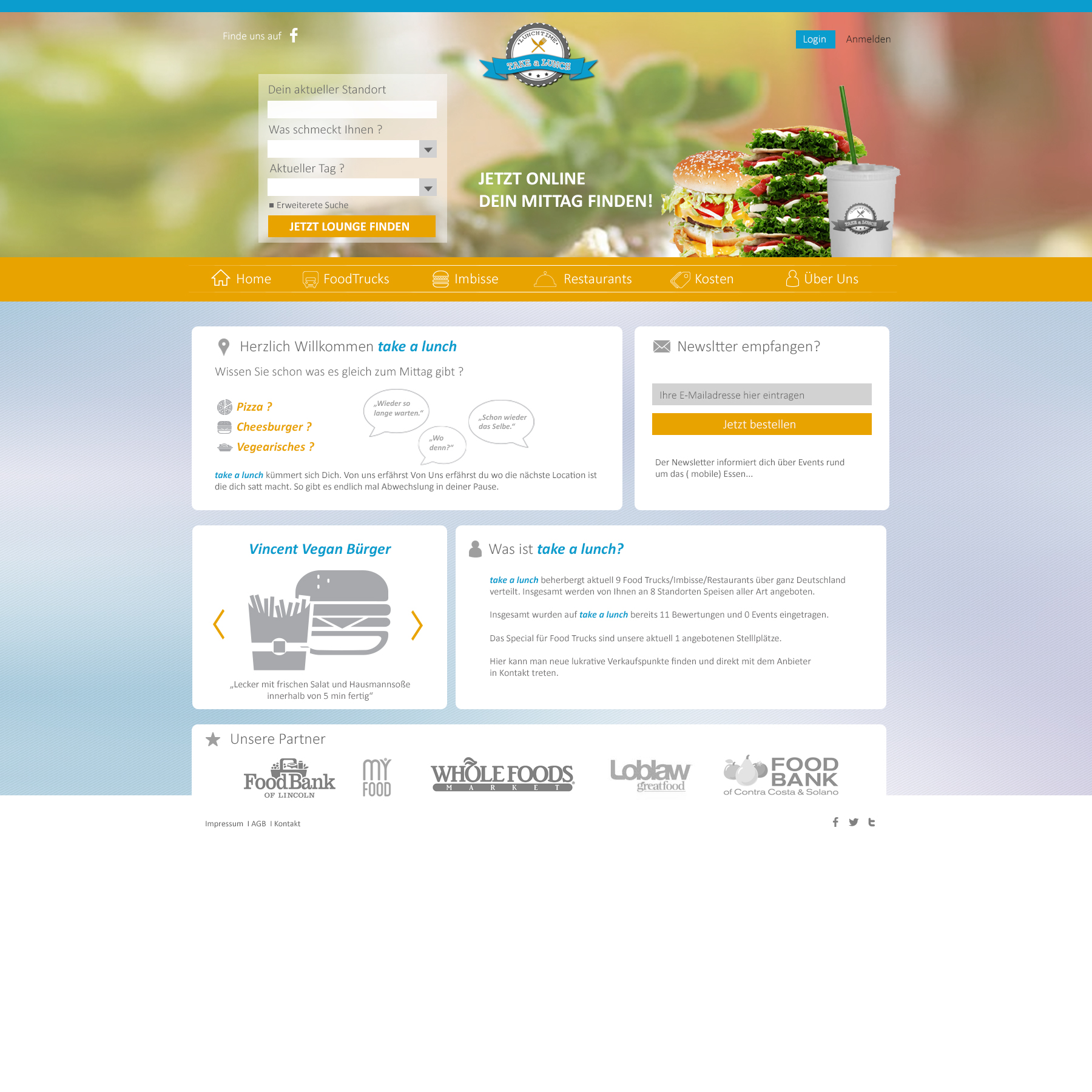 Webdesign fürs Mittagessen