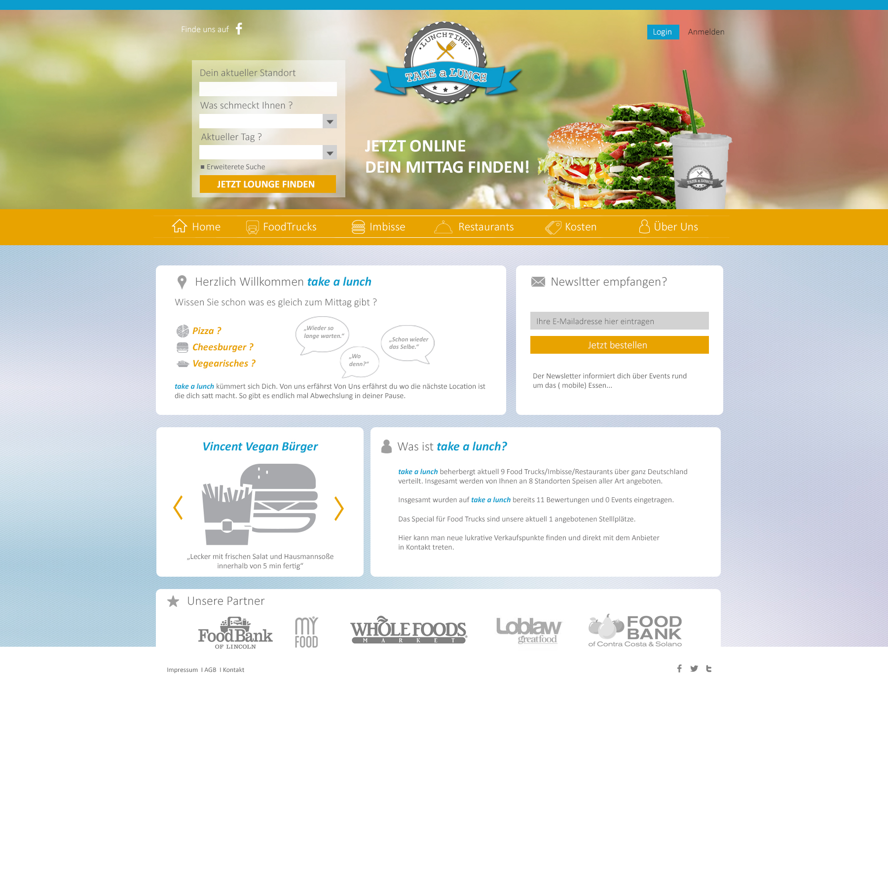 Webdesign fürs Mittagessen