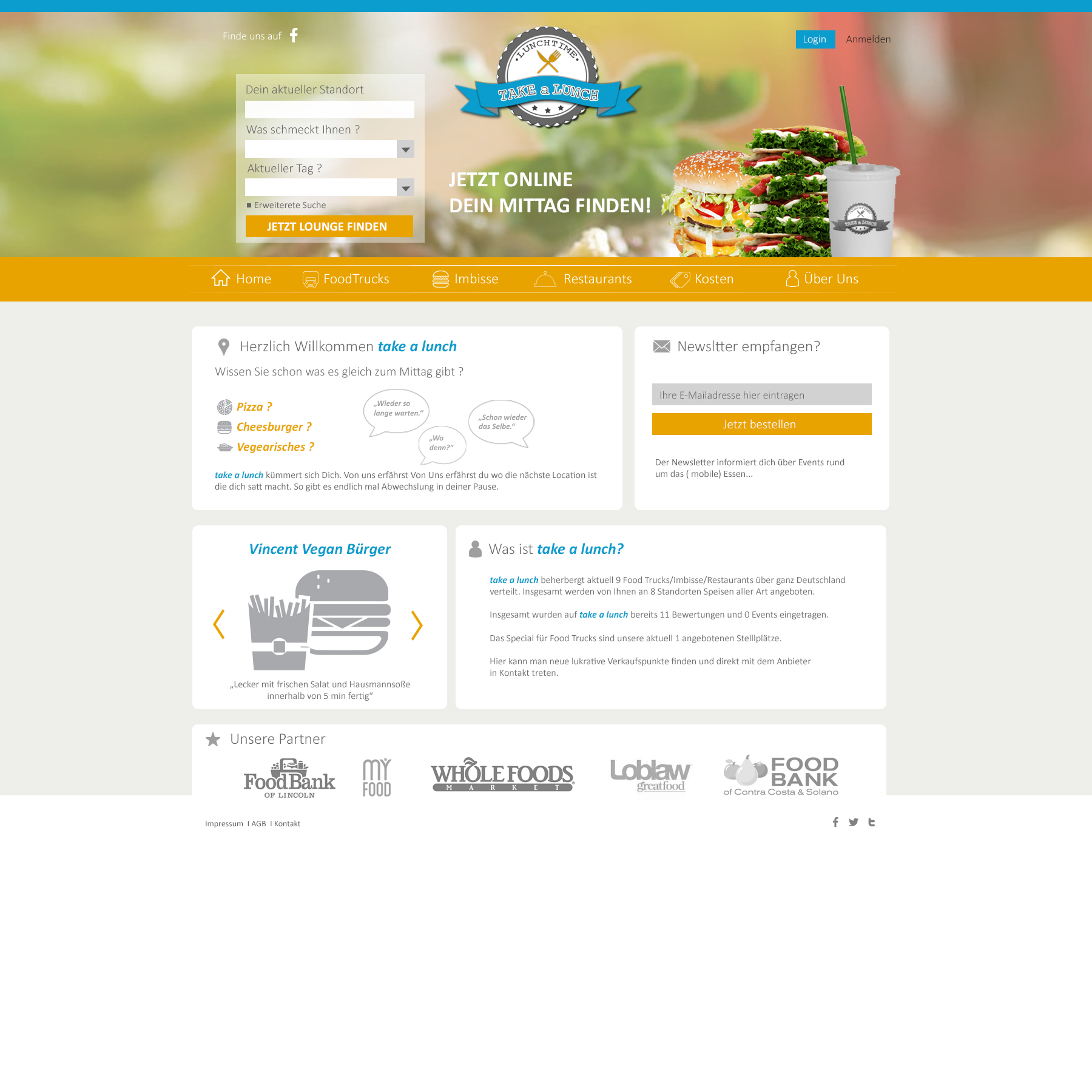 Webdesign fürs Mittagessen