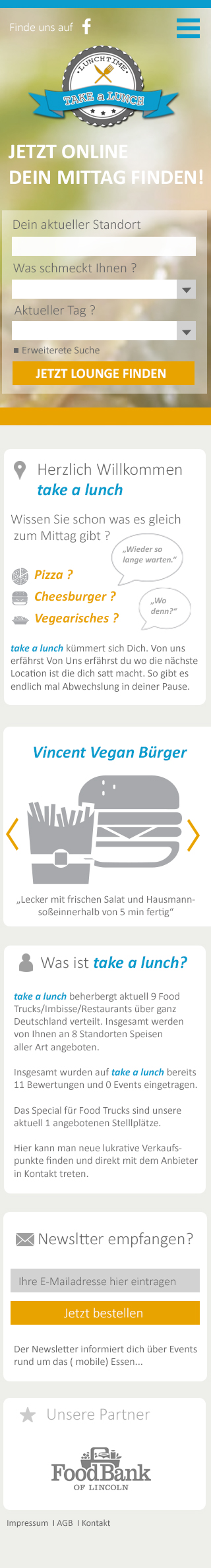 Webdesign fürs Mittagessen