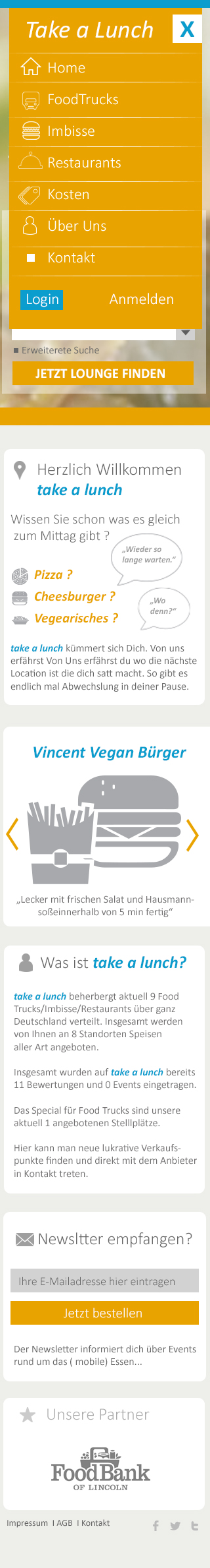 Webdesign fürs Mittagessen