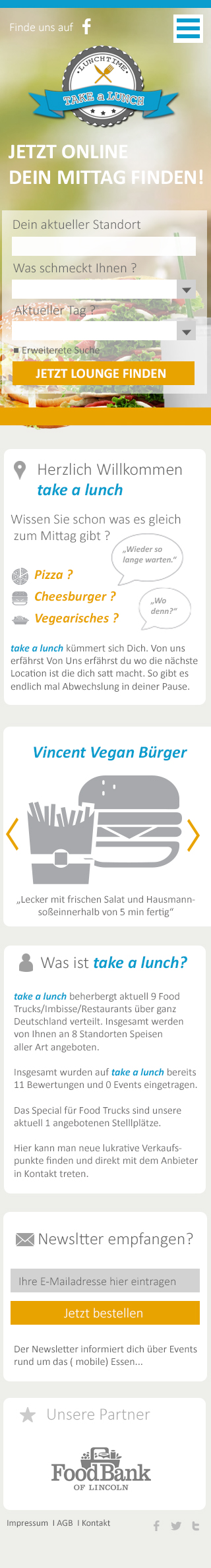 Webdesign fürs Mittagessen