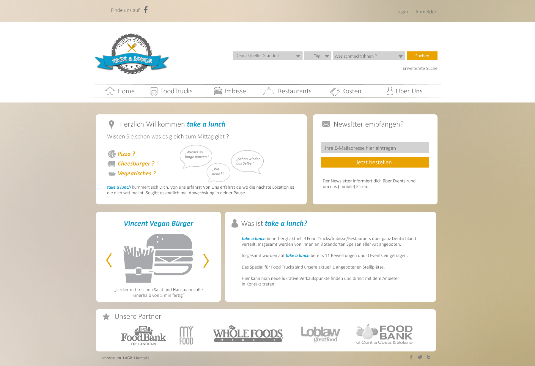Webdesign fürs Mittagessen
