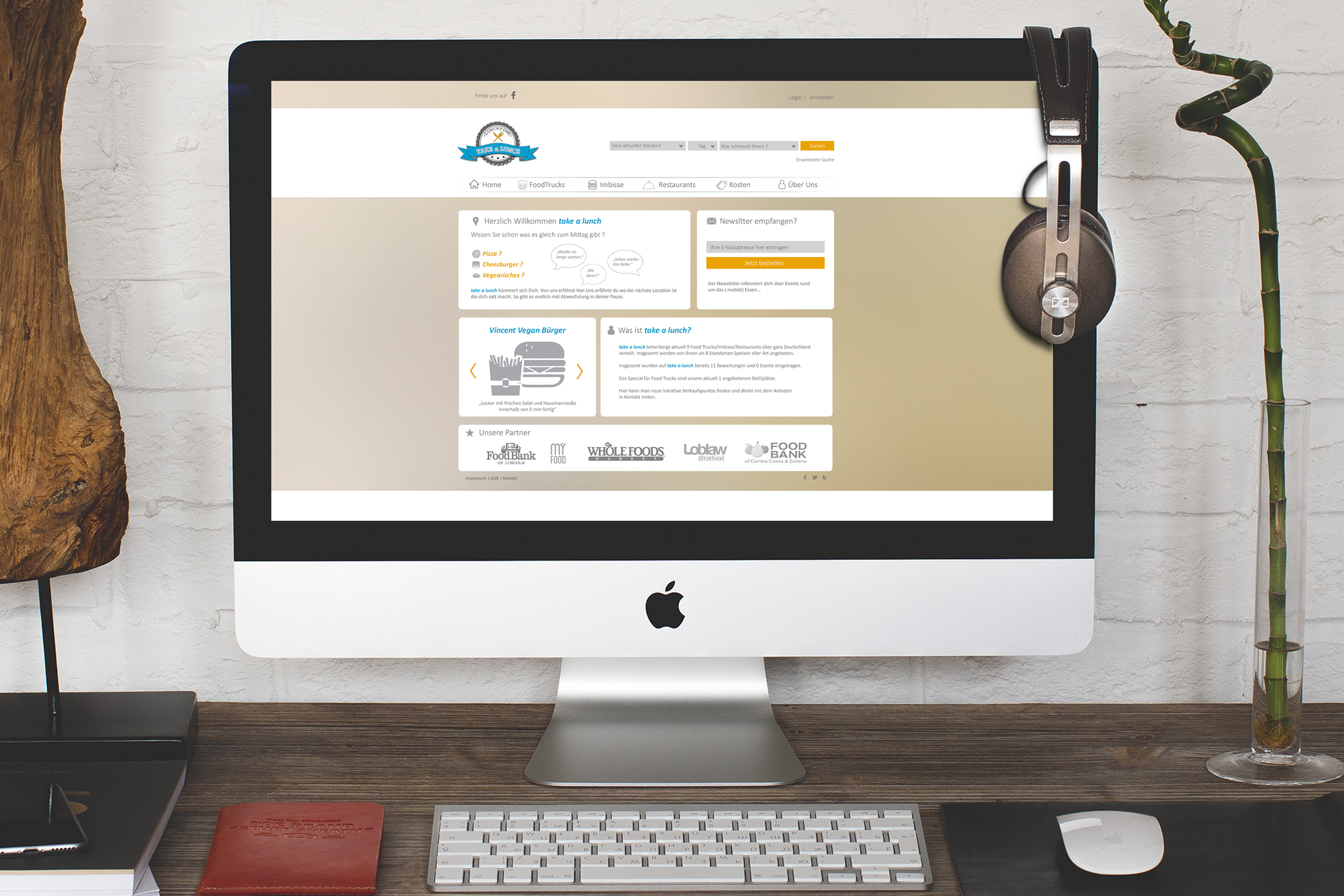 Webdesign fürs Mittagessen