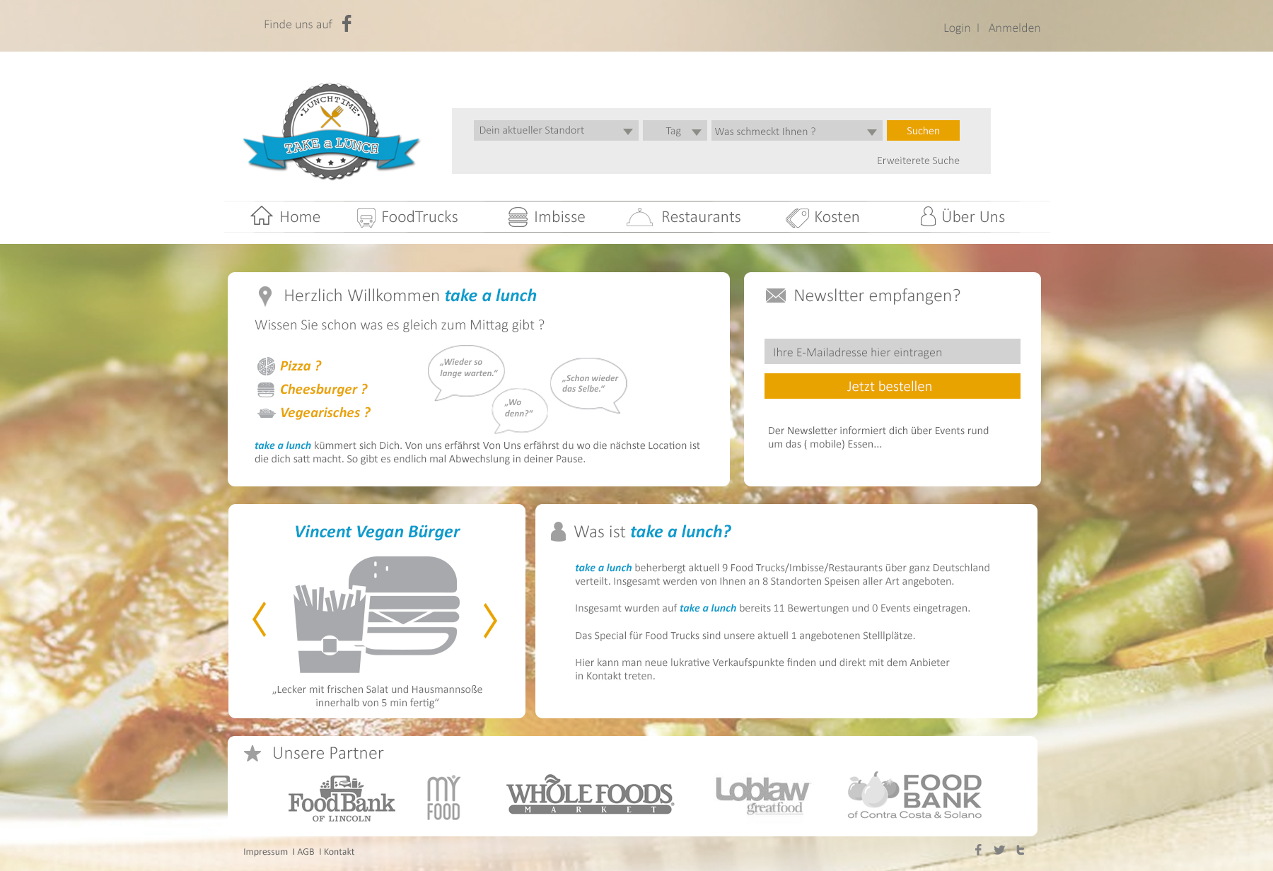 Webdesign fürs Mittagessen