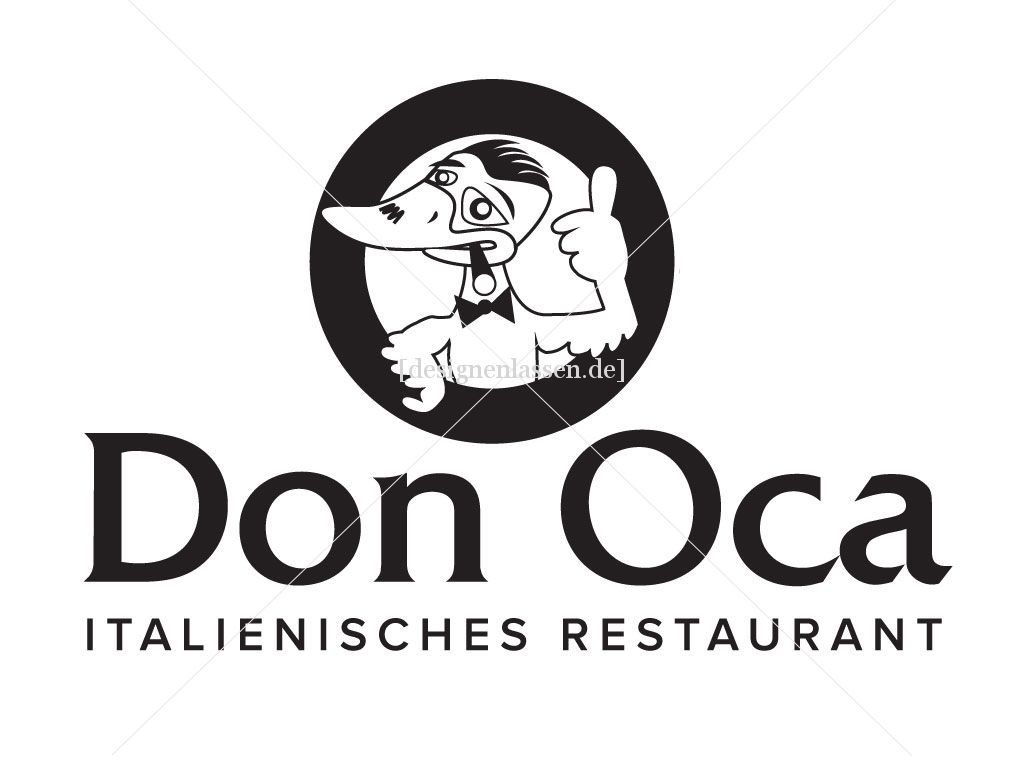Logo für ein italienisches Restaurant