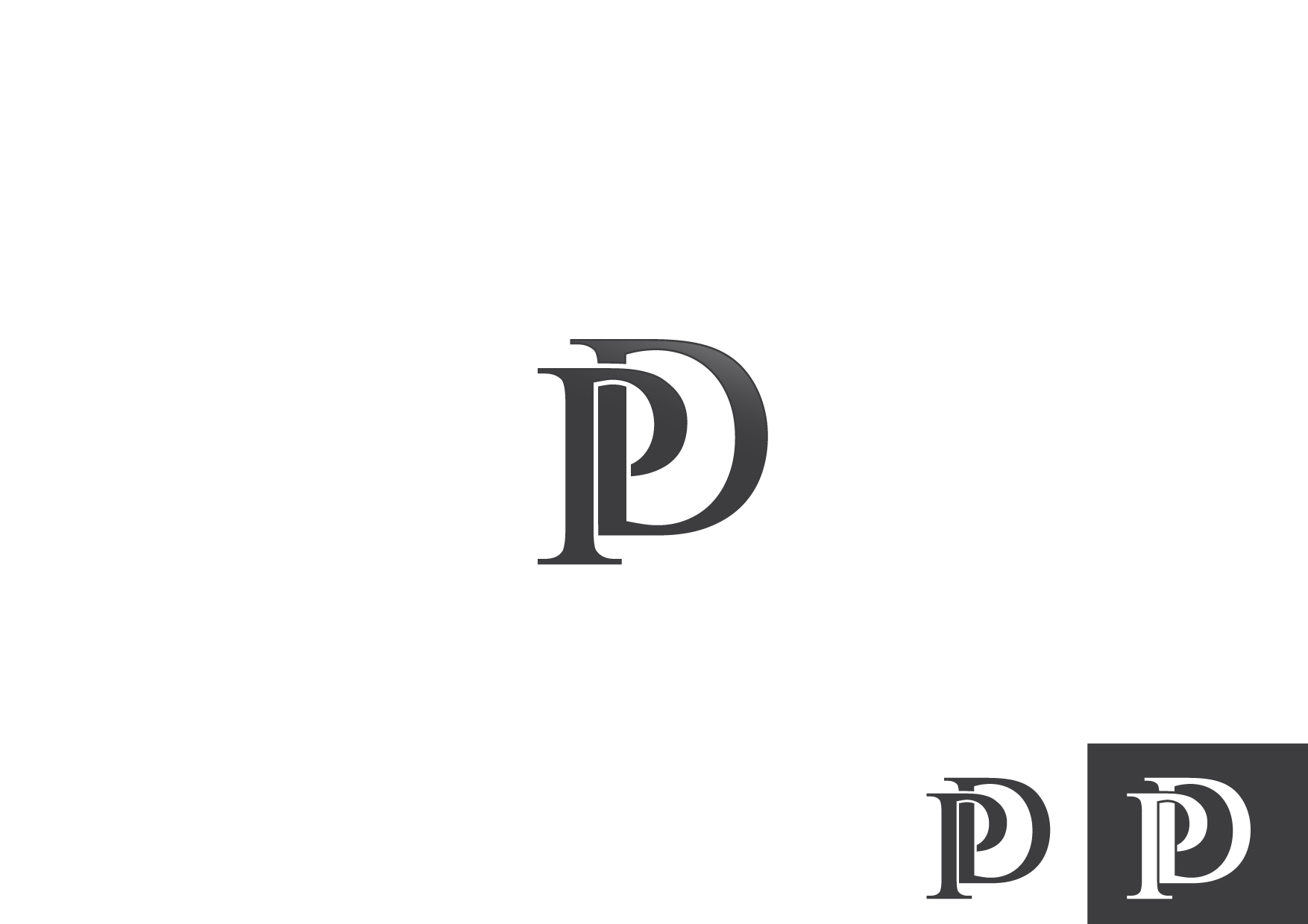 Logo for Initials ( PD )