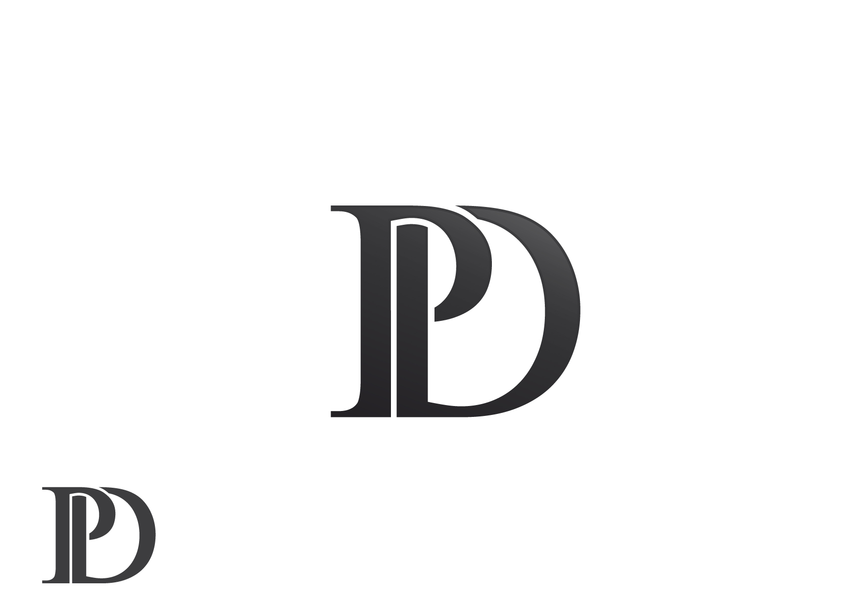 Logo for Initials ( PD )