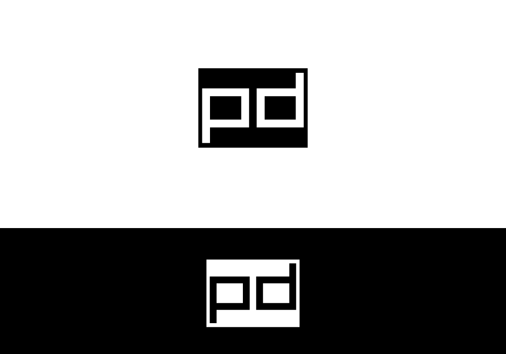 Logo for Initials ( PD )