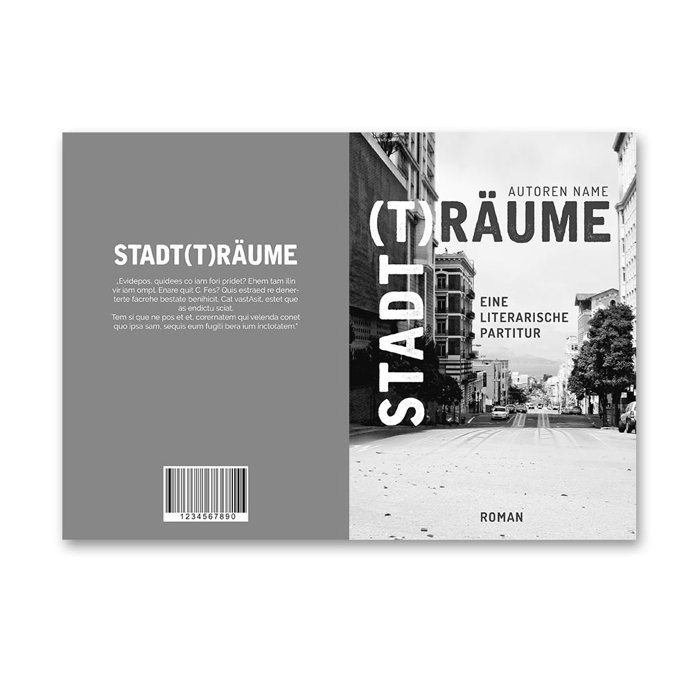 Kleiner Verlag möchte ein Buchcover (Taschenbuch) für einen Roman designen lassen