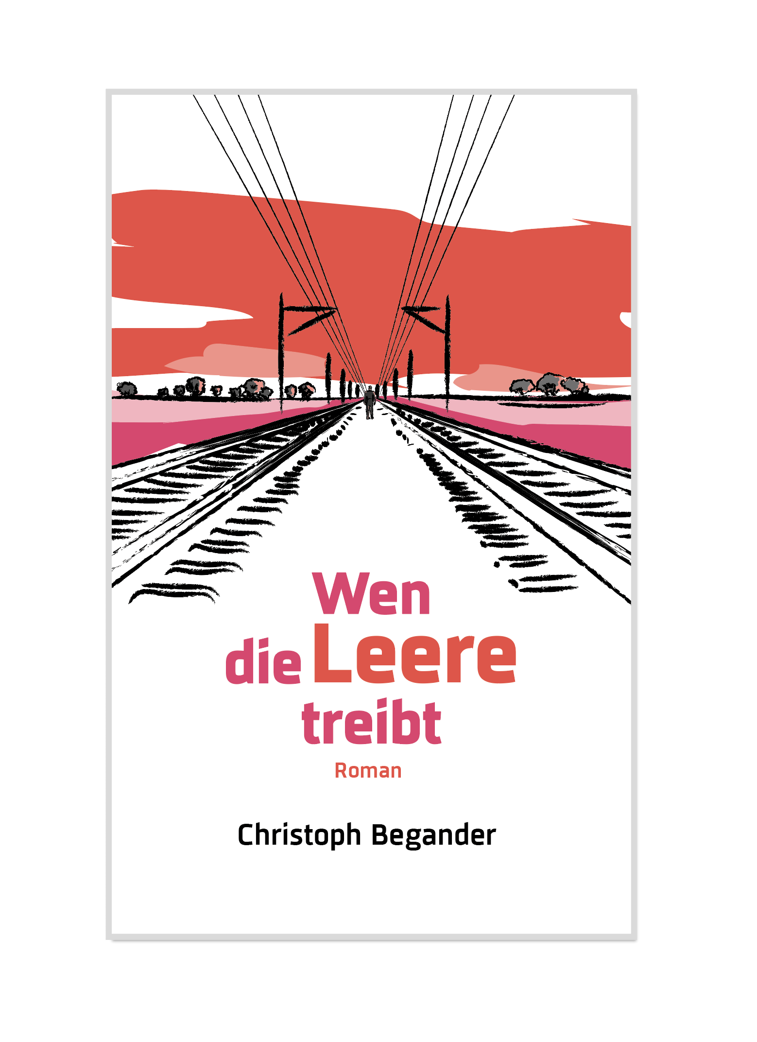 E-Book-Cover für meinen Roman Wen die Leere treibt