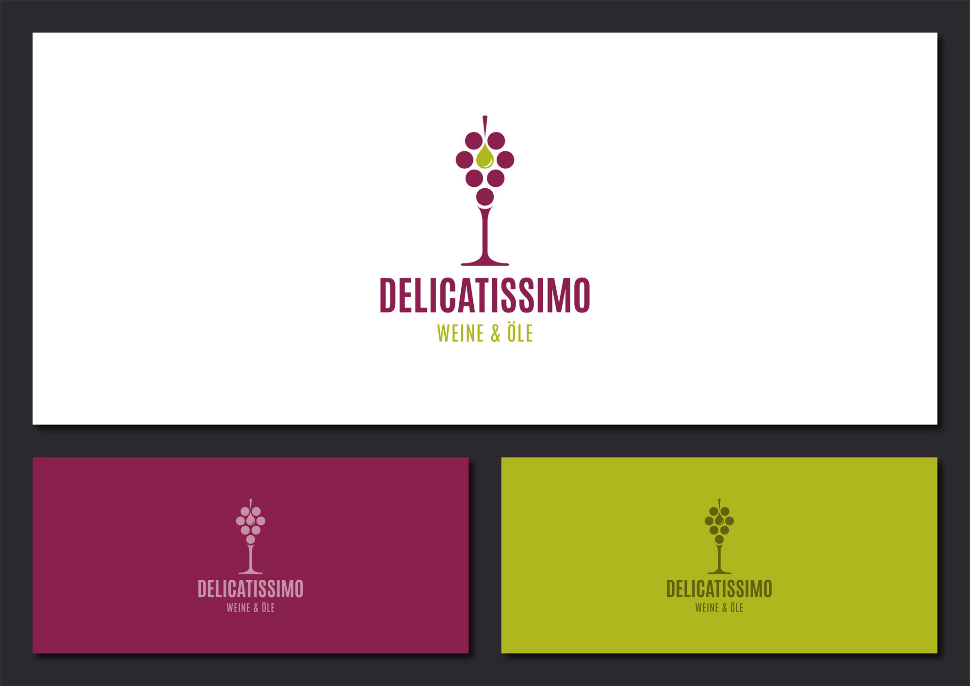 Logo für Laden der Wein und Öle und Balsamico verkauft ( Neueröffnung )