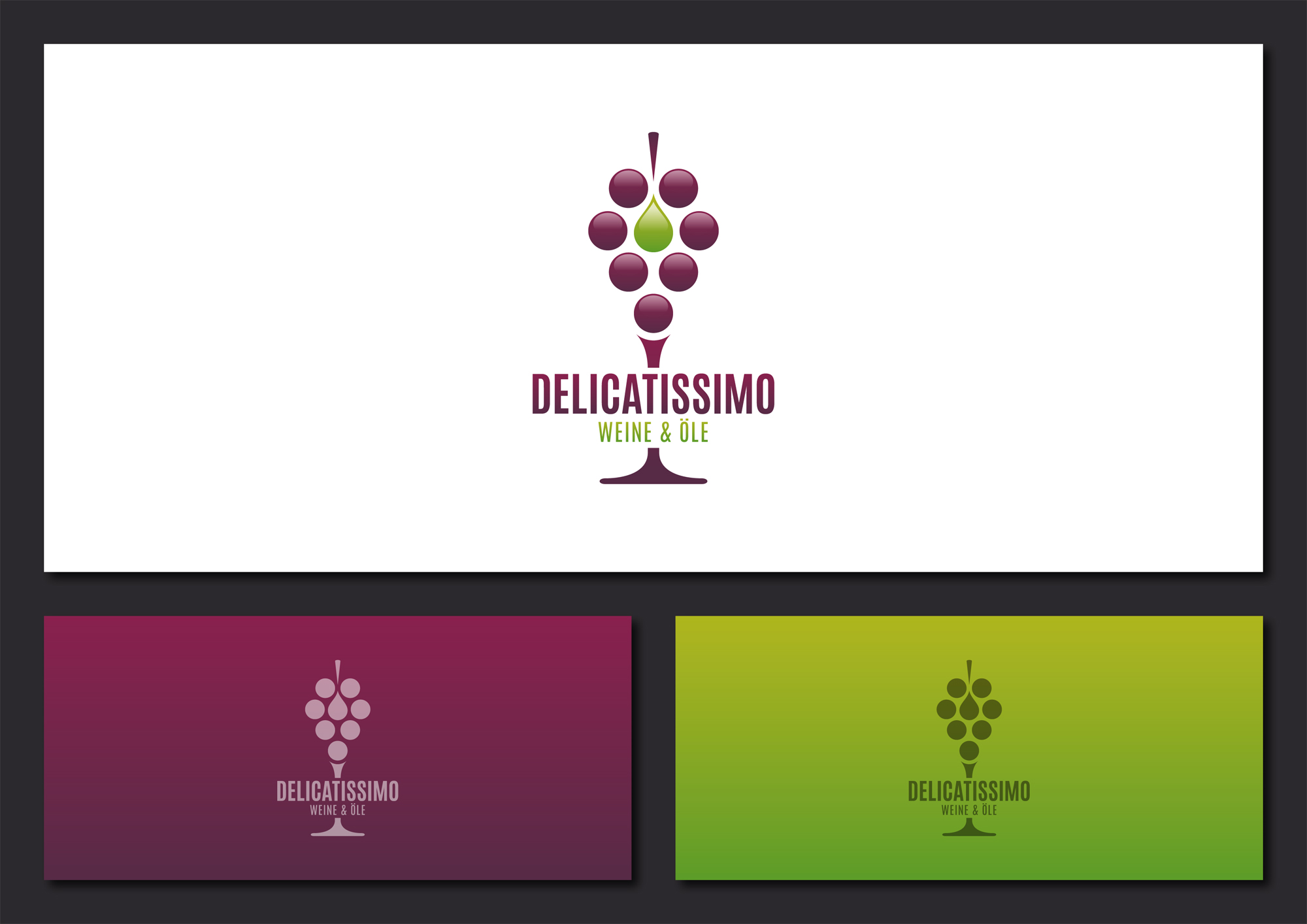 Logo für Laden der Wein und Öle und Balsamico verkauft ( Neueröffnung )