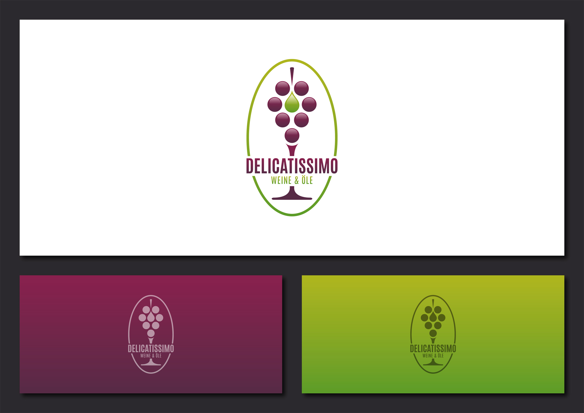 Logo für Laden der Wein und Öle und Balsamico verkauft ( Neueröffnung )