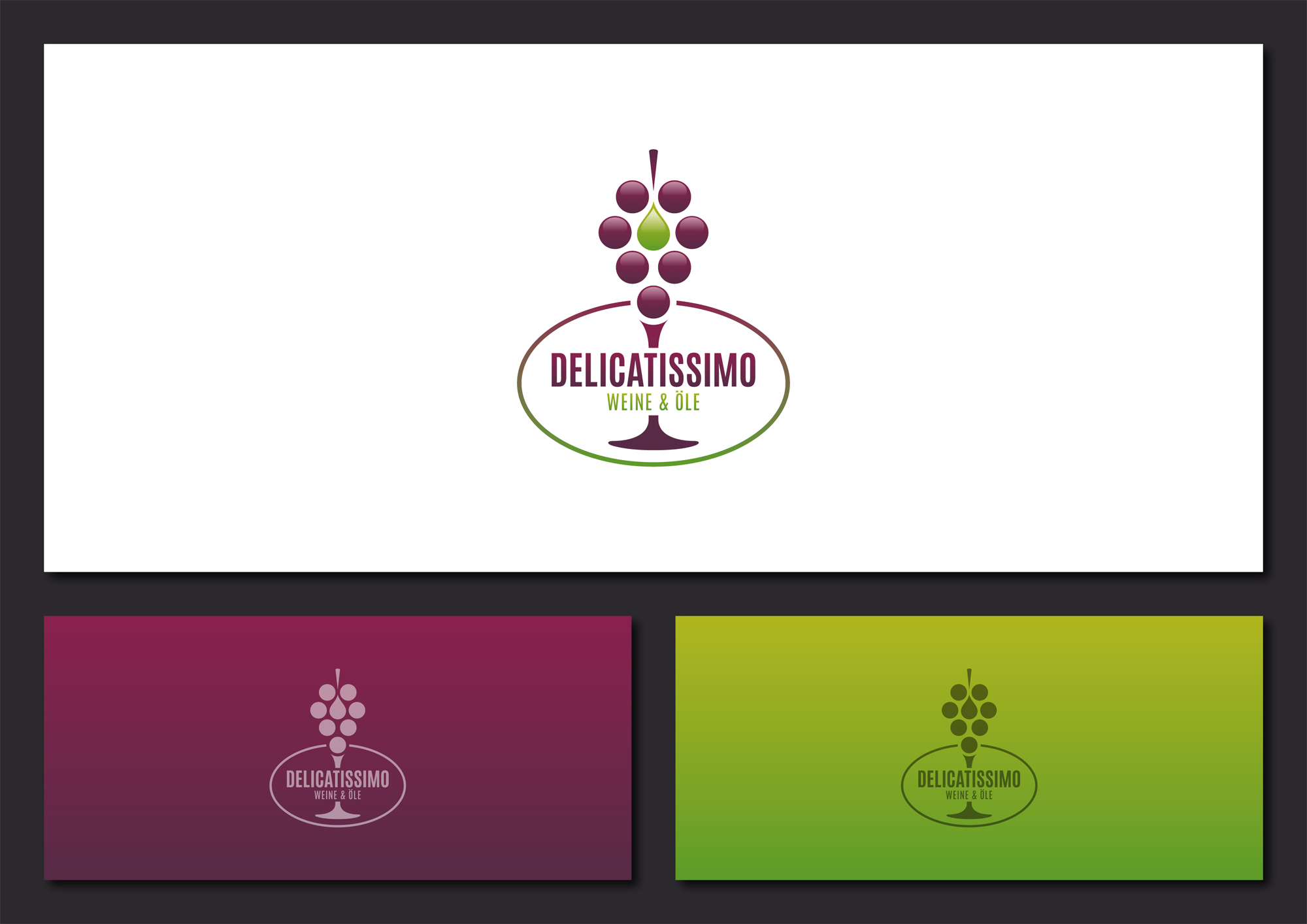 Logo für Laden der Wein und Öle und Balsamico verkauft ( Neueröffnung )
