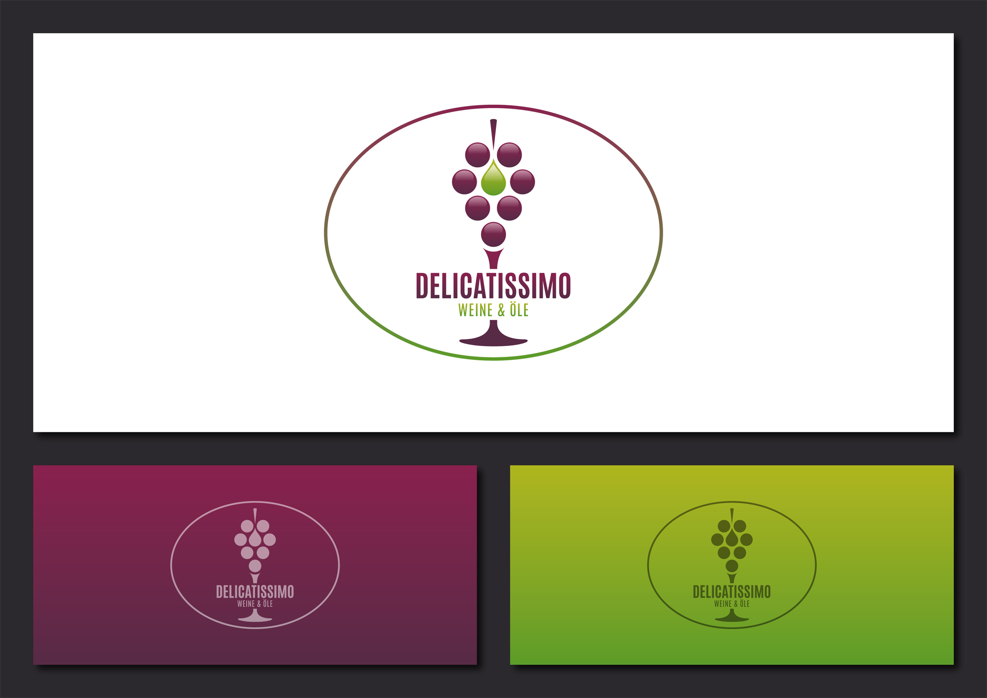 Logo für Laden der Wein und Öle und Balsamico verkauft ( Neueröffnung )