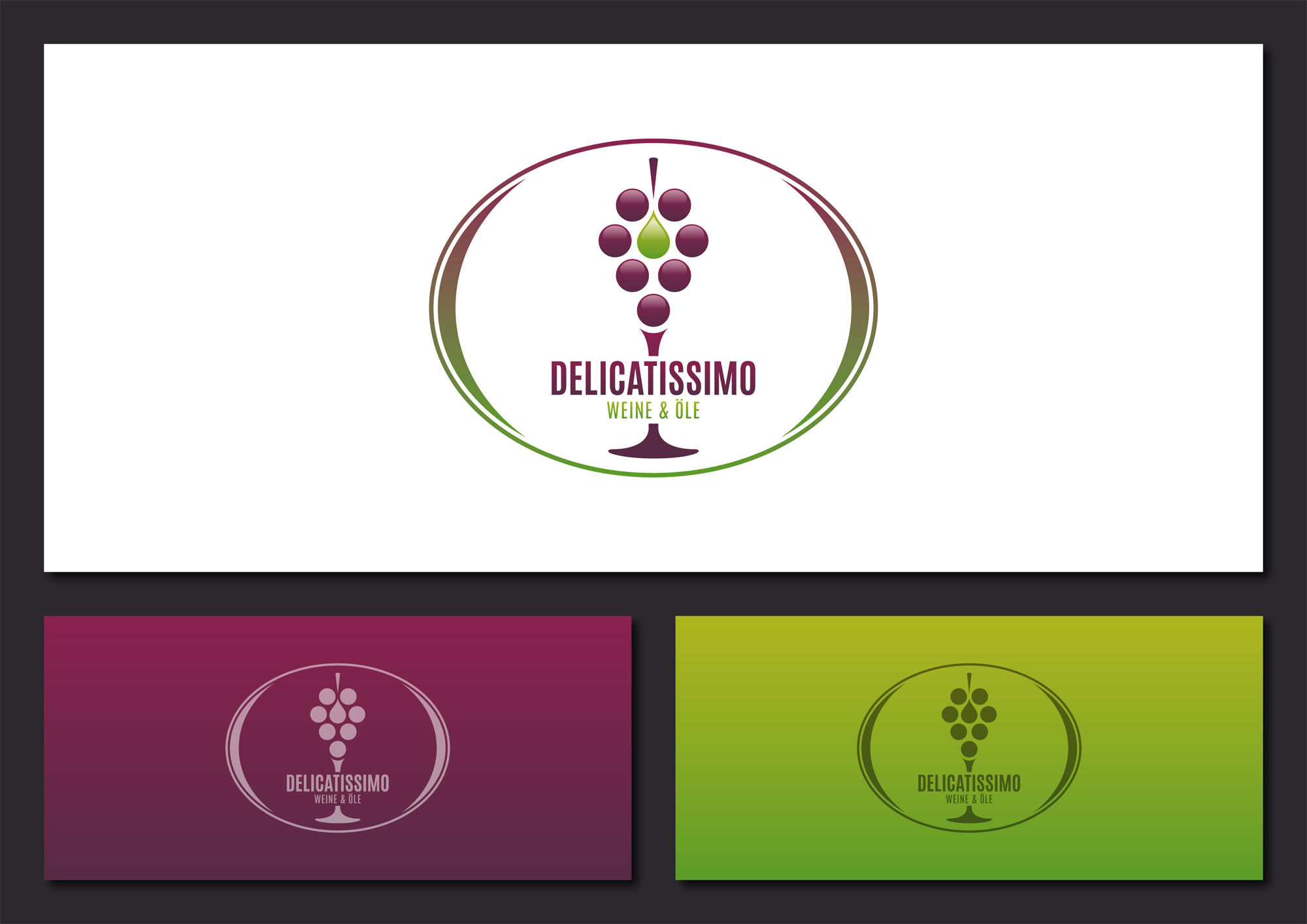 Logo für Laden der Wein und Öle und Balsamico verkauft ( Neueröffnung )