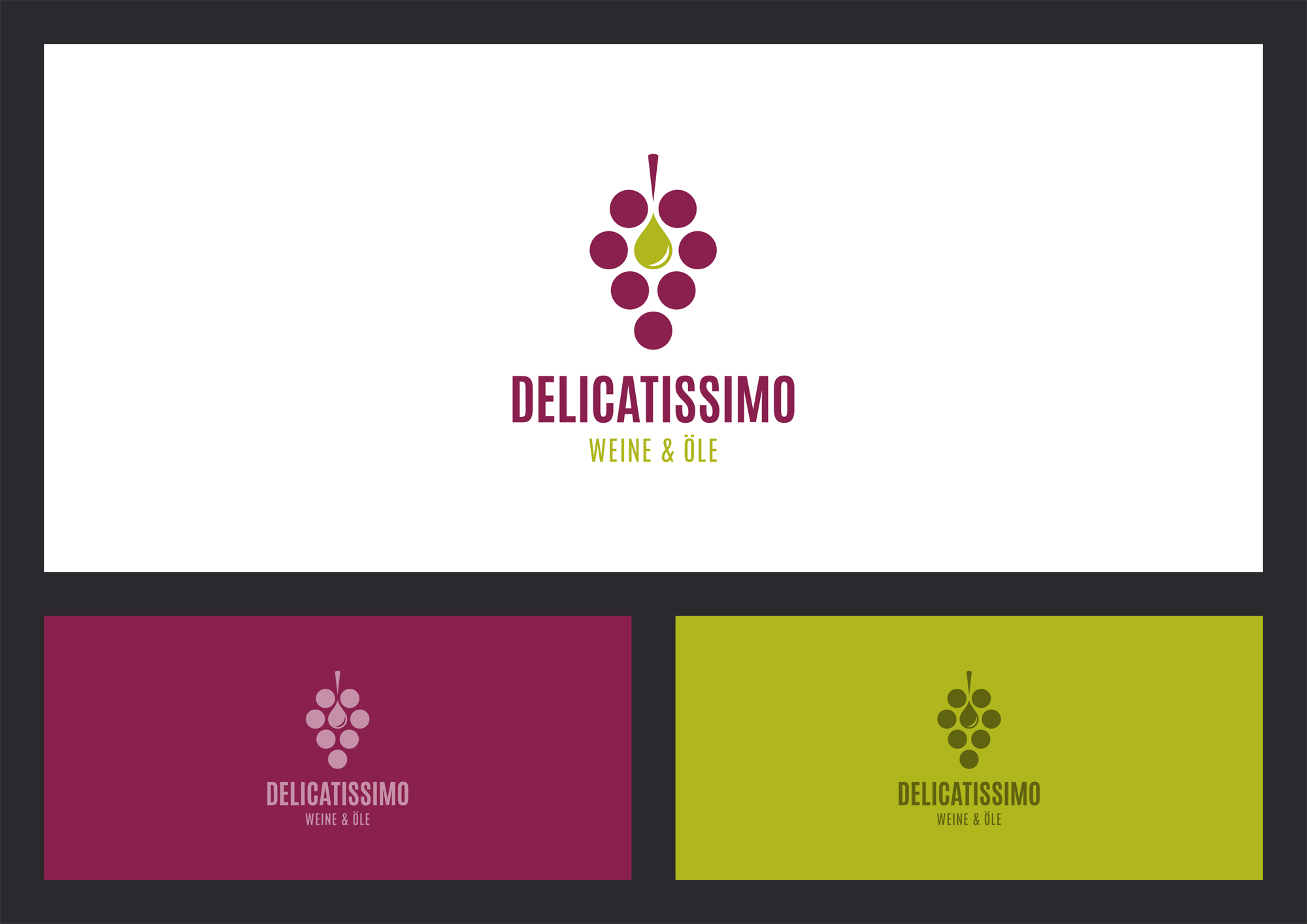 Logo für Laden der Wein und Öle und Balsamico verkauft ( Neueröffnung )