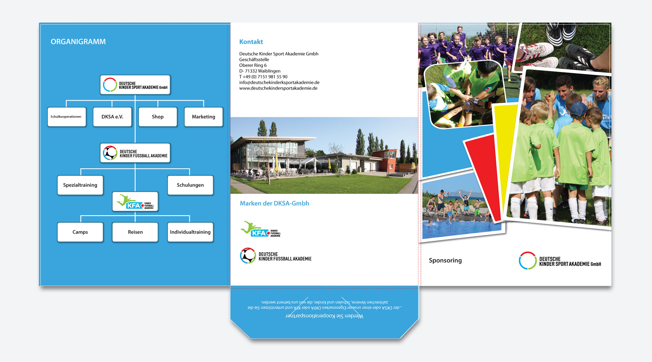 Sponsorenmappe für die Deutsche Kinder Sport Akademie