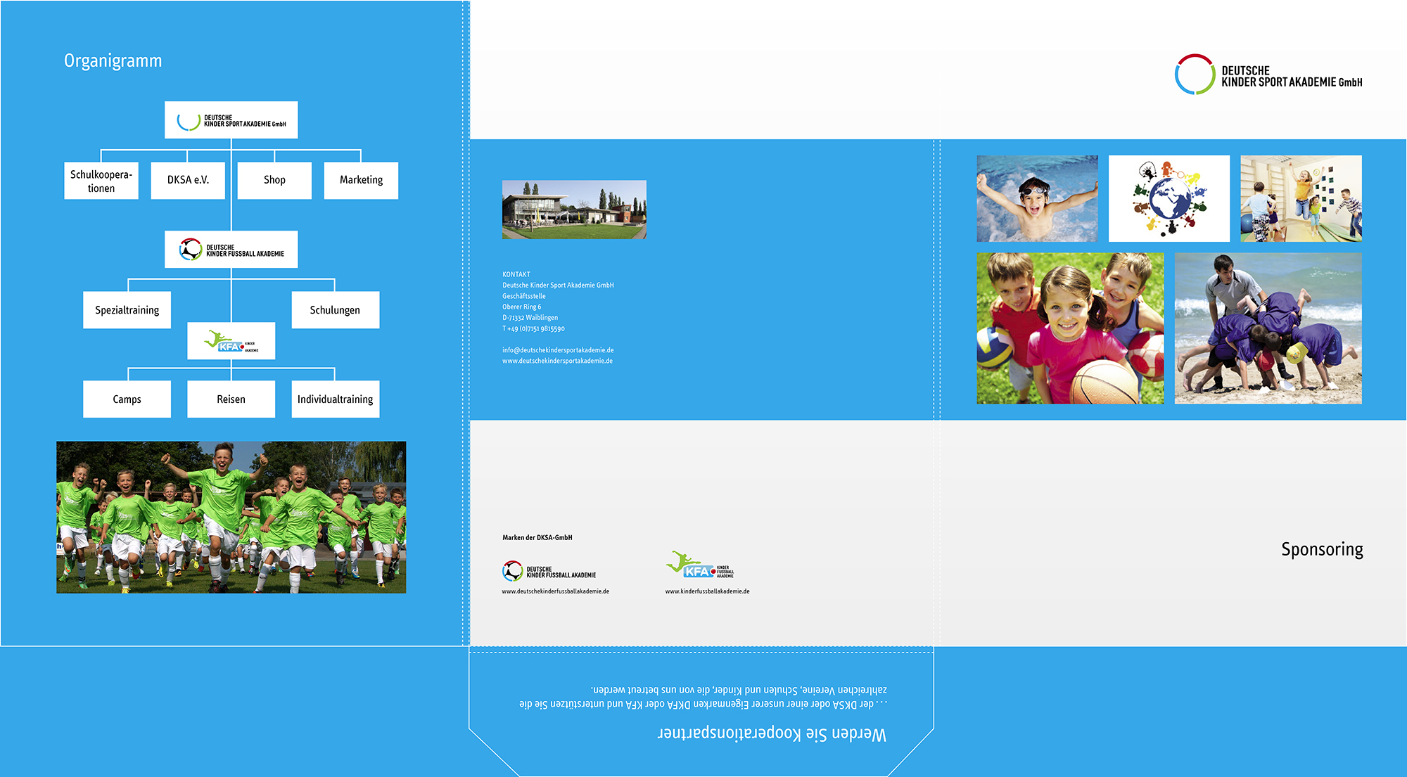 Sponsorenmappe für die Deutsche Kinder Sport Akademie