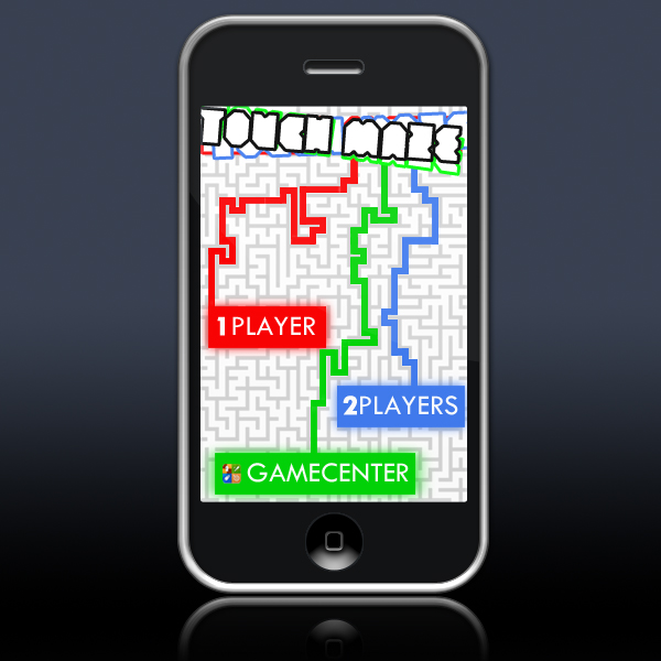 Maze iPhone app UI and icon