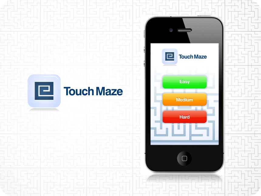 Maze iPhone app UI and icon