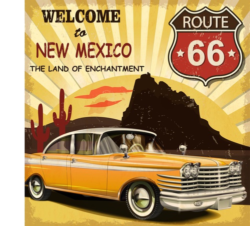 Magnete mit Vintage-/Nostalgielook oder sonstige coole Designs