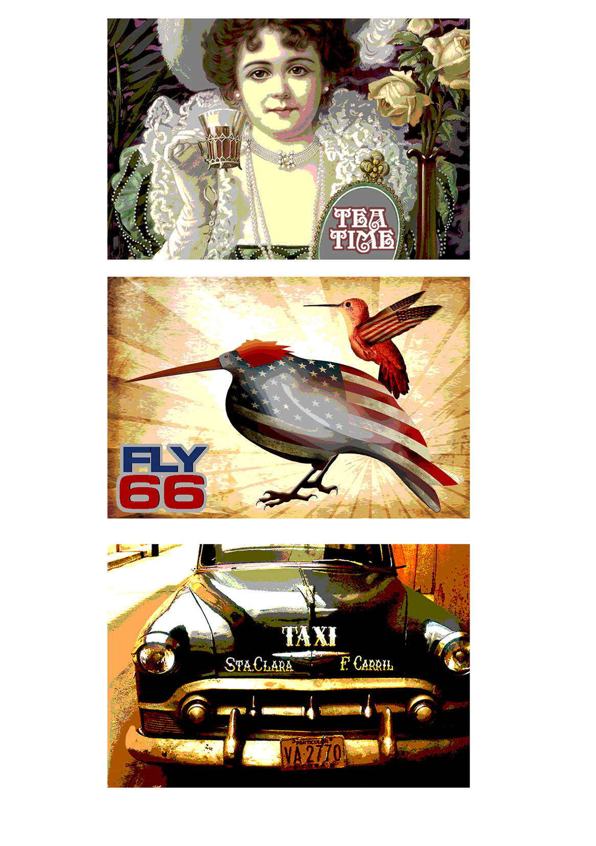 Magnete mit Vintage-/Nostalgielook oder sonstige coole Designs