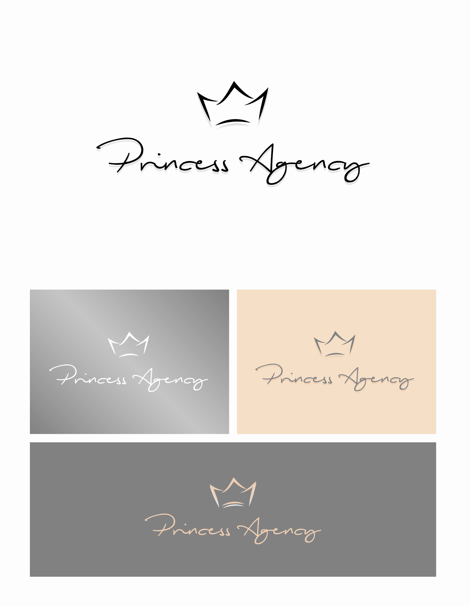 Logo-Design für Prinzessinnenvermittlung