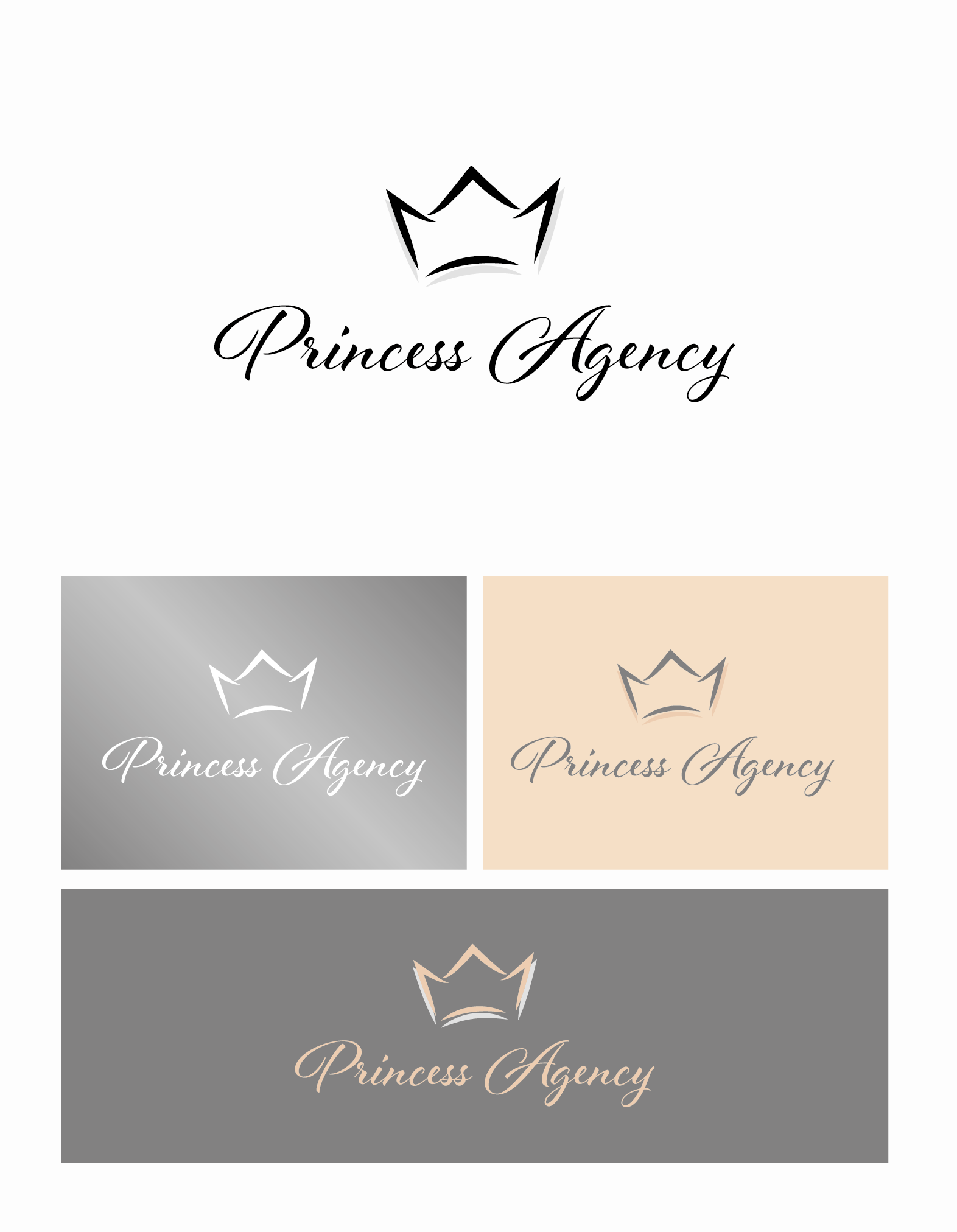 Logo-Design für Prinzessinnenvermittlung