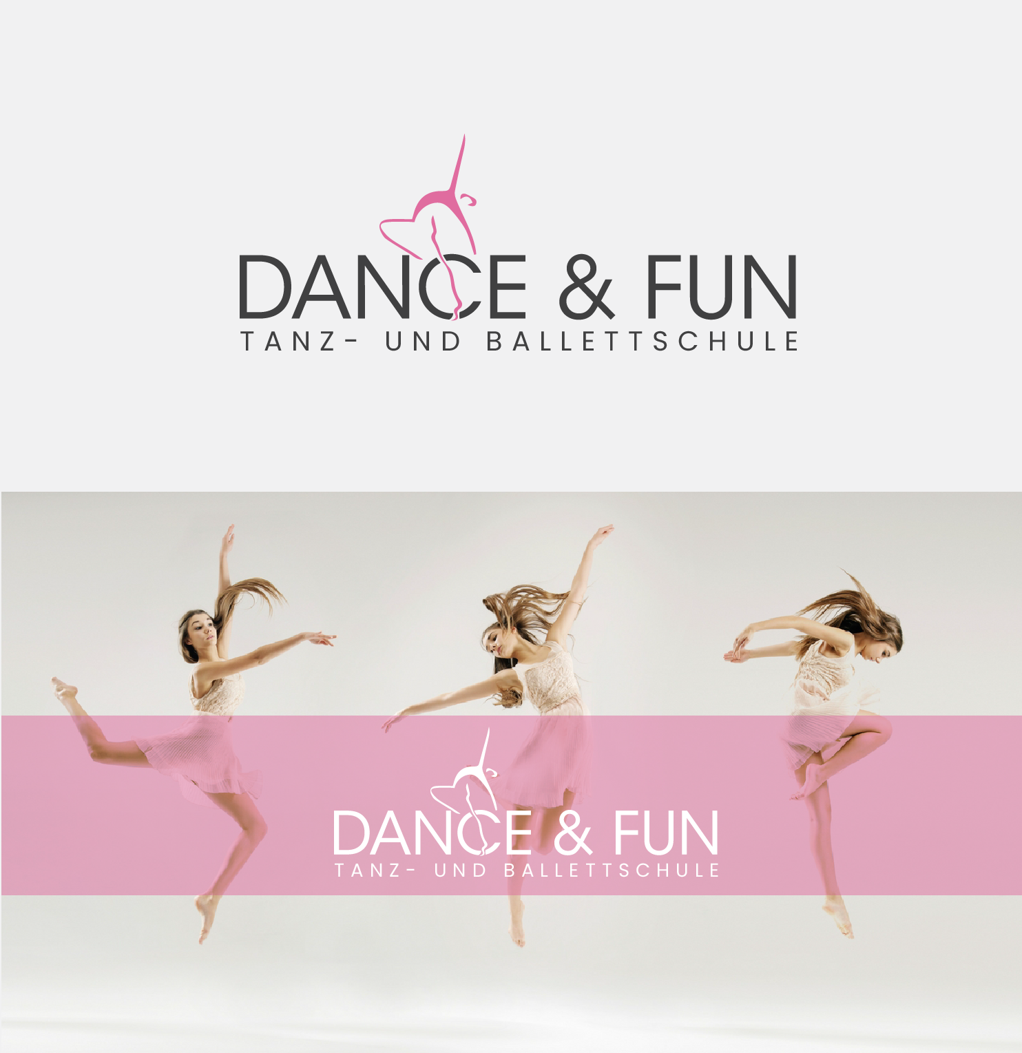 Logo-Design für Tanz- und Ballettschule