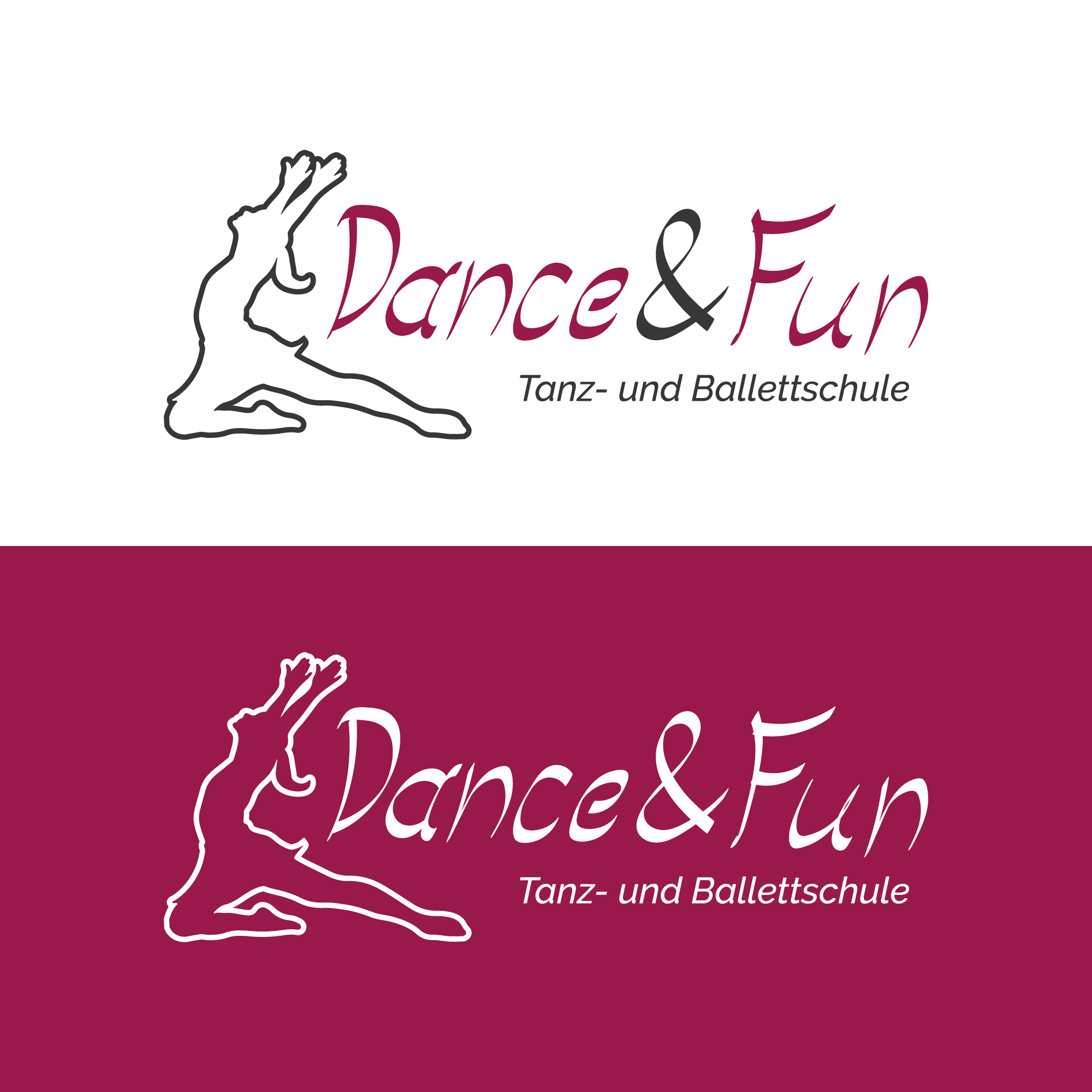 Logo-Design für Tanz- und Ballettschule