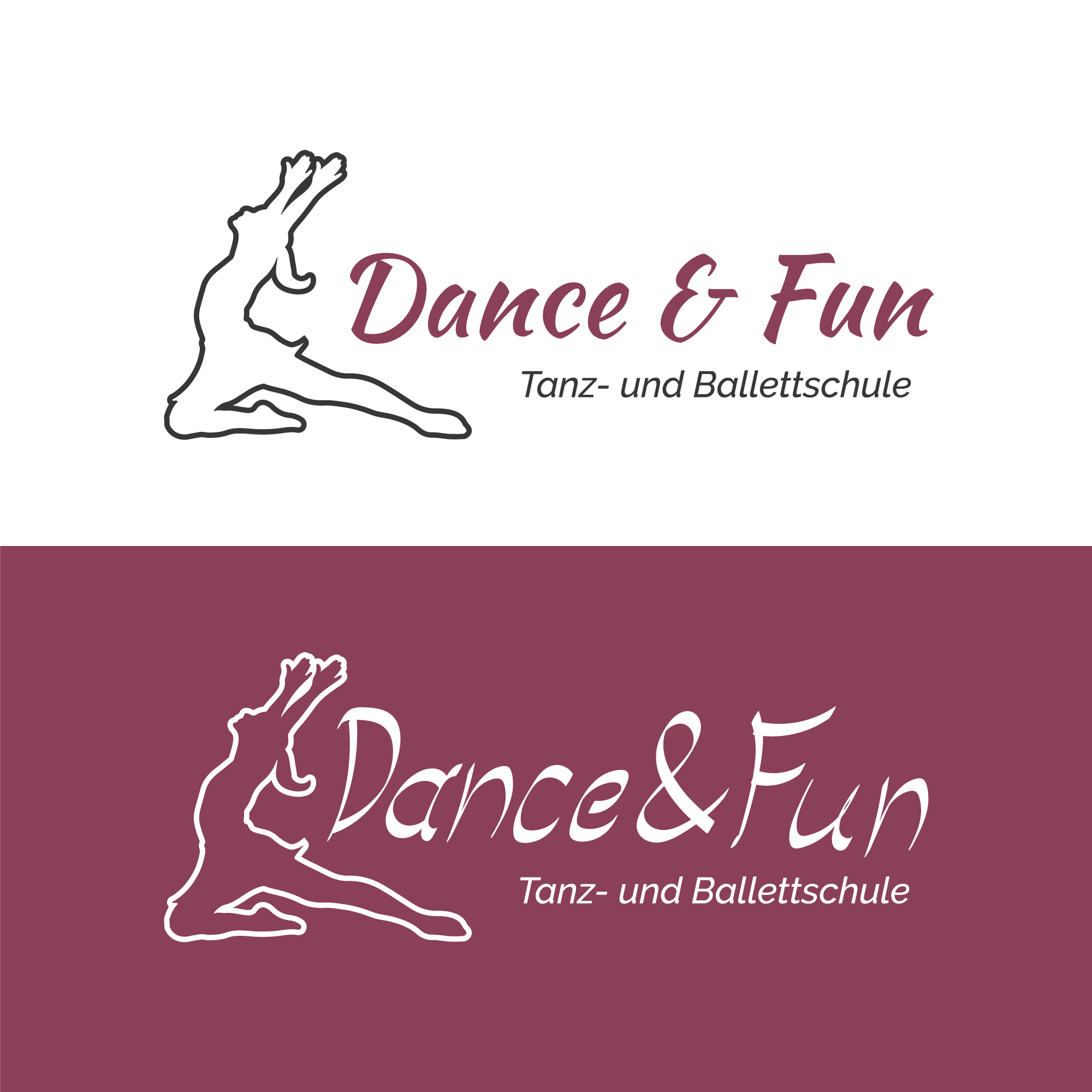 Logo-Design für Tanz- und Ballettschule