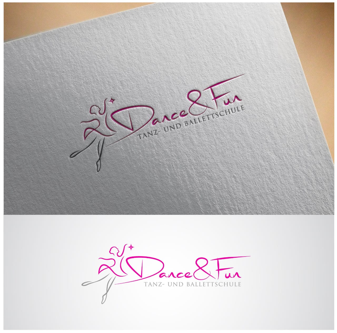 Logo-Design für Tanz- und Ballettschule