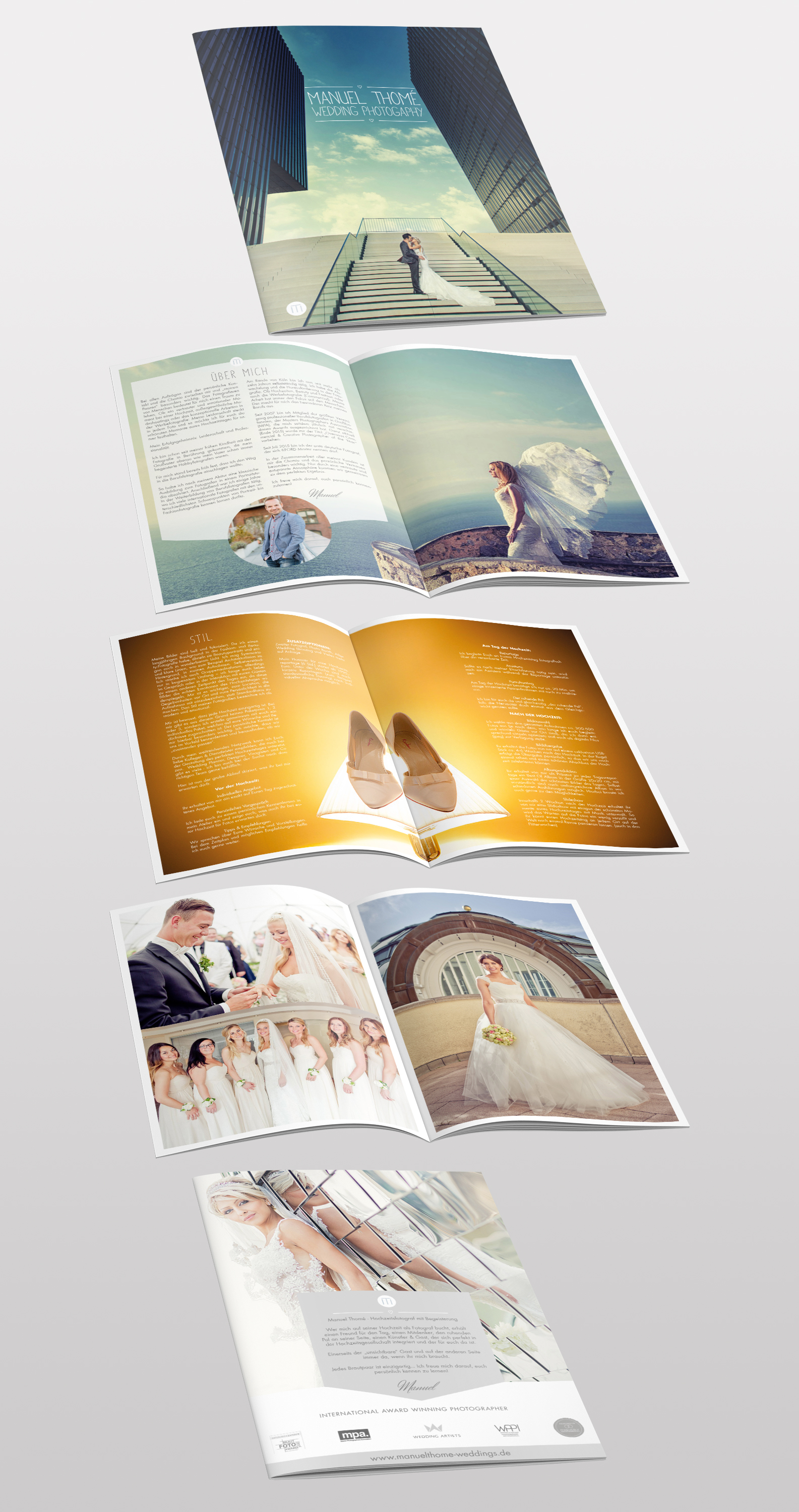 Eyecatcher-Broschüre für Hochzeitsfotografen
