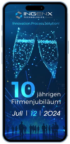 Einladungskarten für Firmenjubiläum