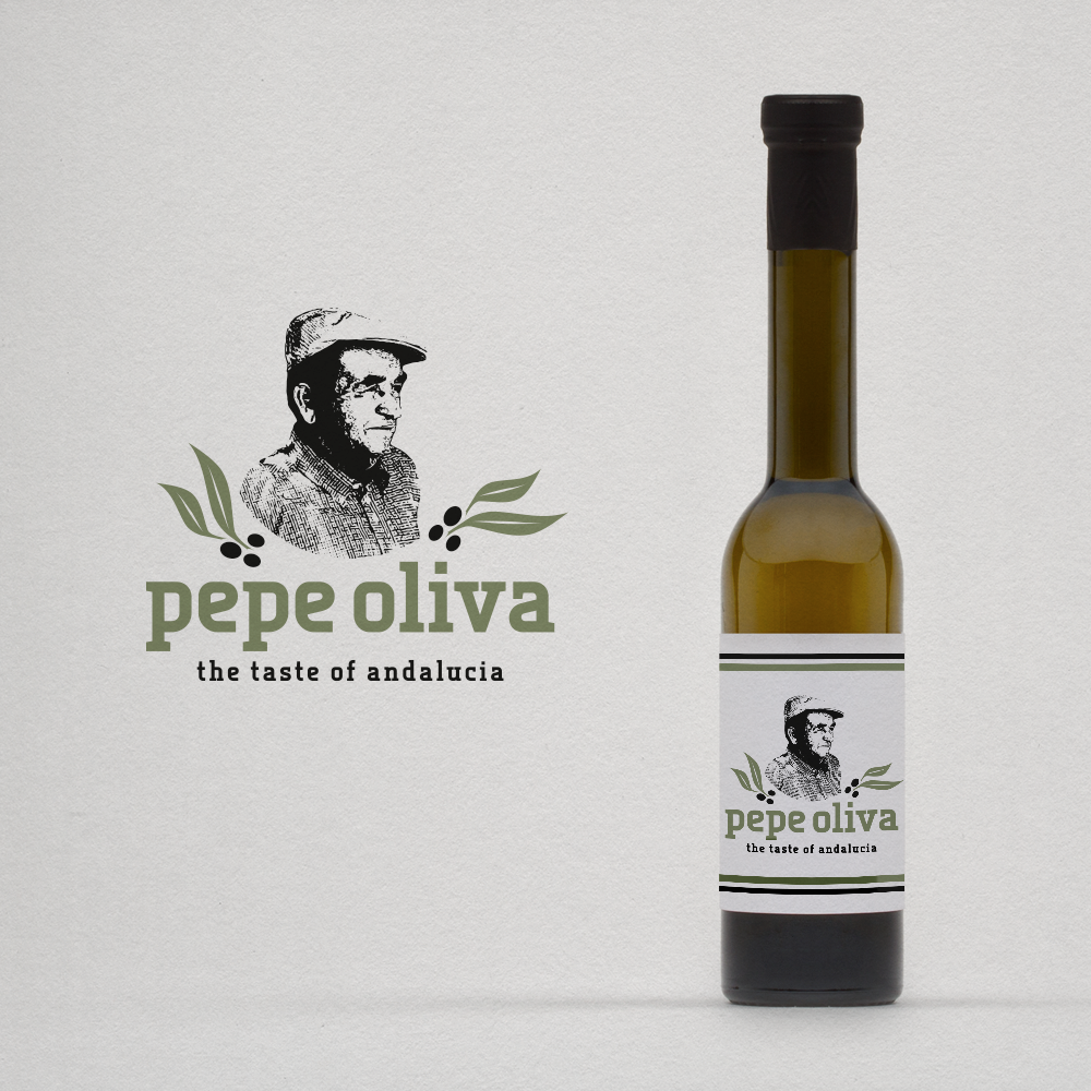 Logo, VK und Briefpapier-Design für pepe oliva olivenöl