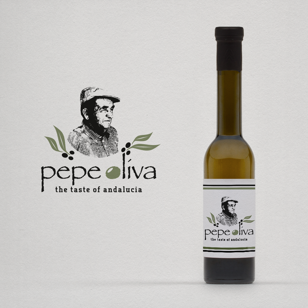 Logo, VK und Briefpapier-Design für pepe oliva olivenöl