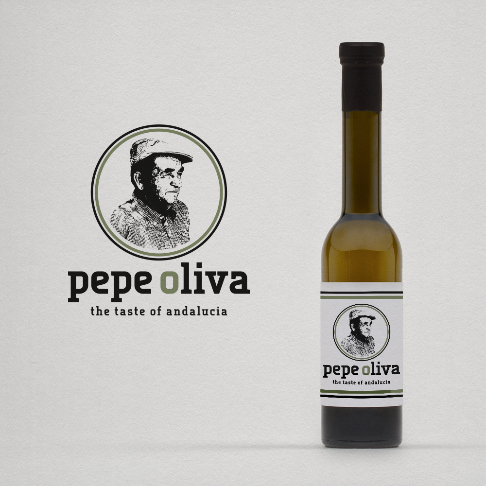 Logo, VK und Briefpapier-Design für pepe oliva olivenöl