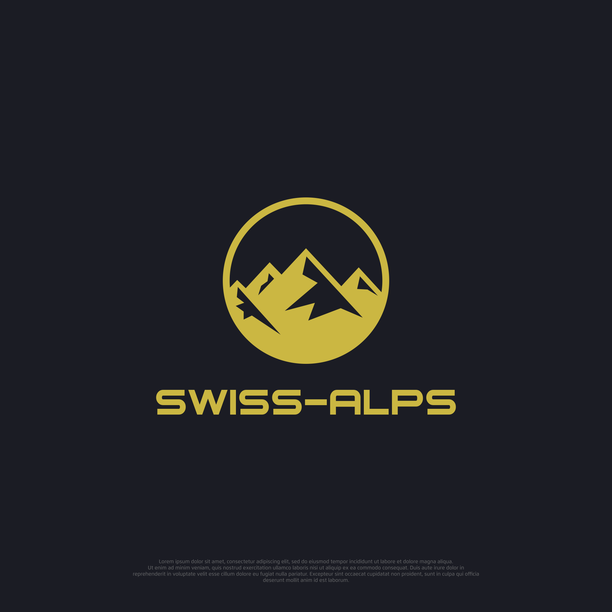 Logo-Design for products from Switzerland