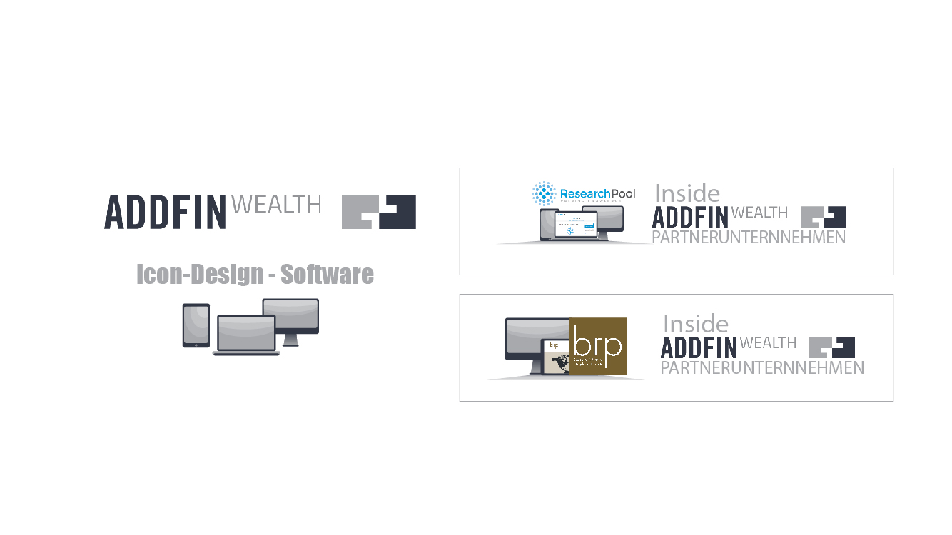 Banner Design für  Software für Finanzintermediäre