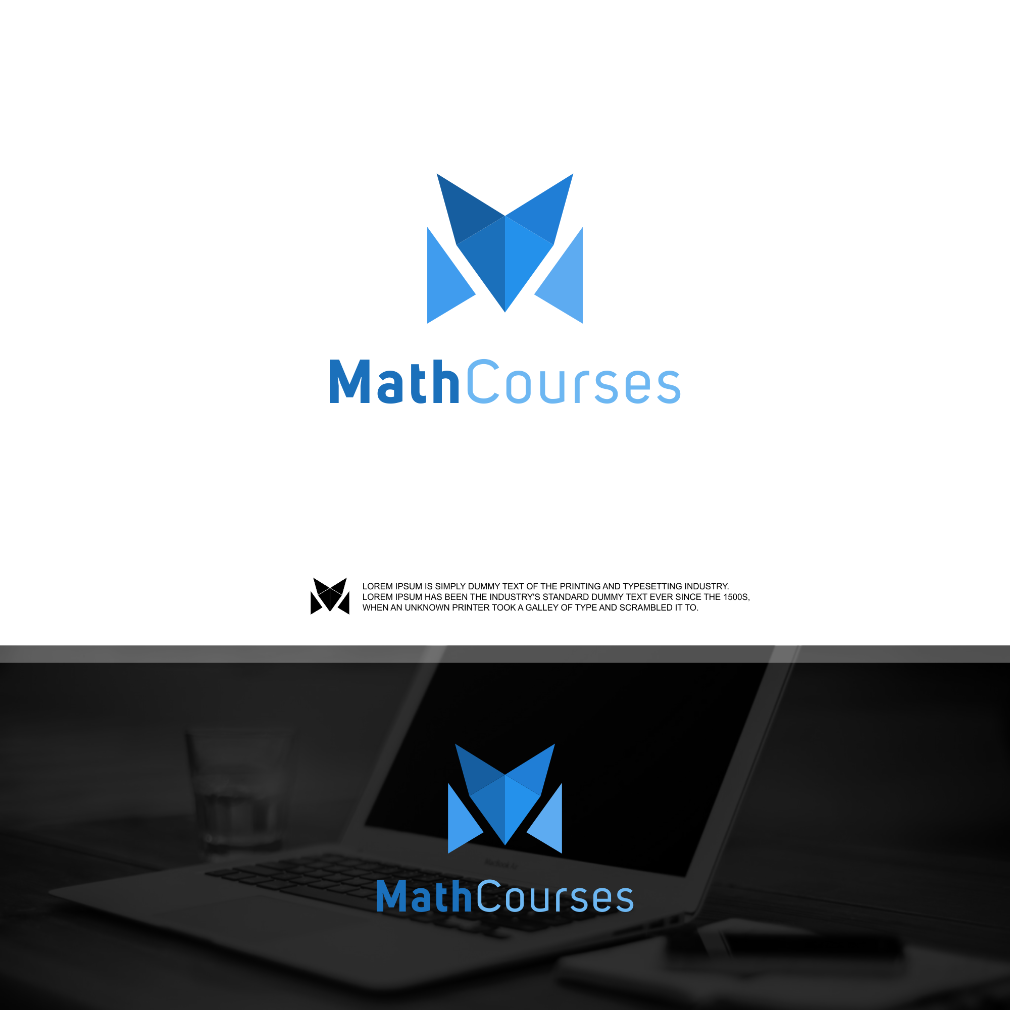 MathCourses - Vorbereitungskurse für Prüfungen und Weiterbildungen mit mathematischem Inhalt sucht Logo