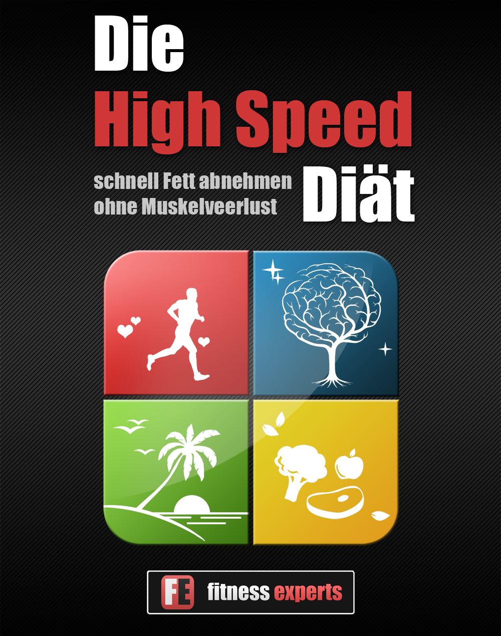 Illustration für Ebook Cover (Ernährung, Training, Erholung, Psychologie)