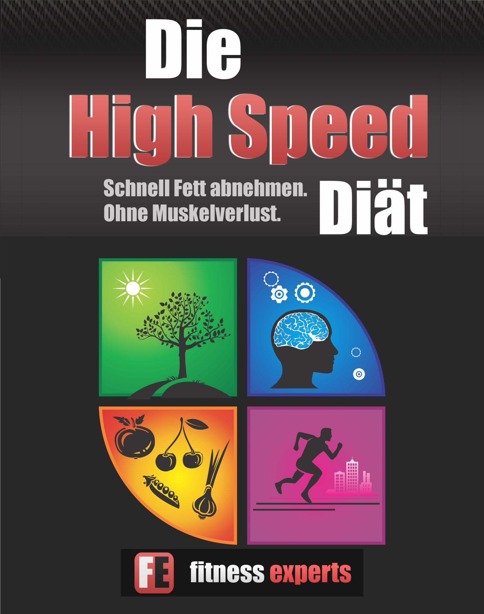 Illustration für Ebook Cover (Ernährung, Training, Erholung, Psychologie)