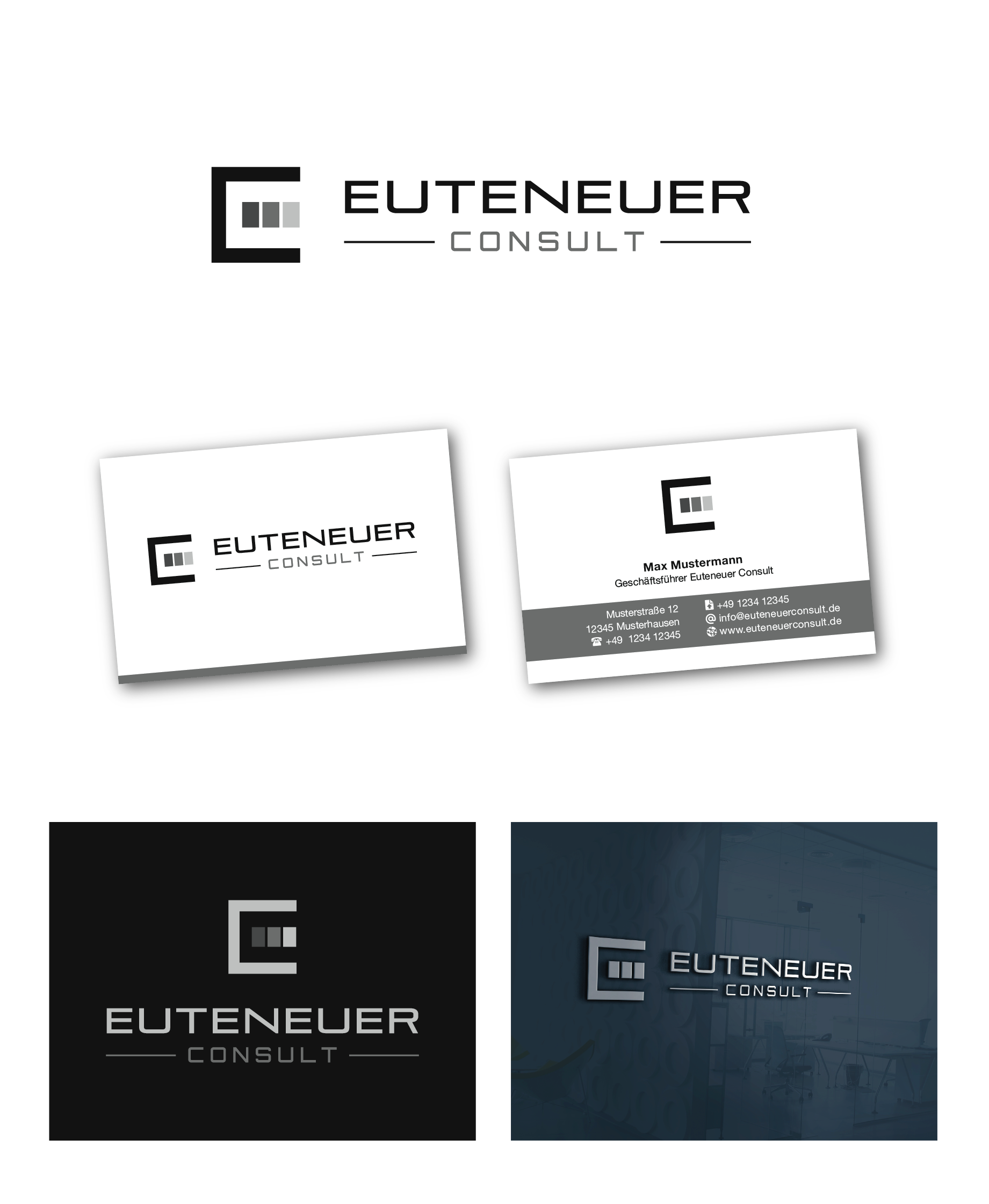 Logo & Visitenkarte für Unternehmensberatung