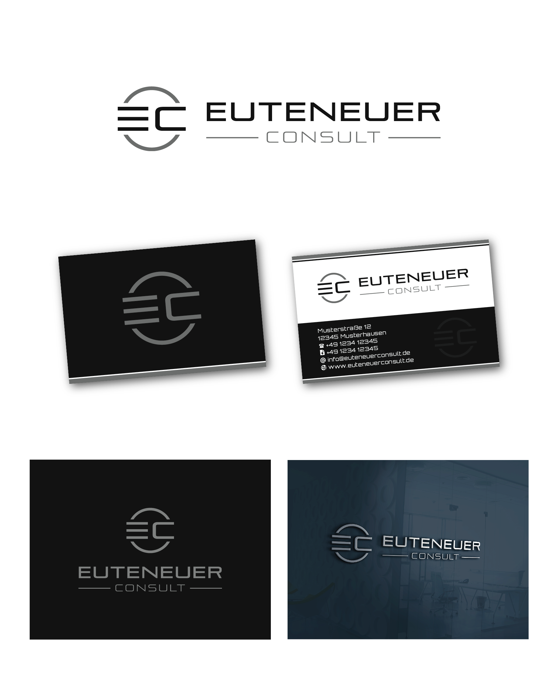 Logo & Visitenkarte für Unternehmensberatung